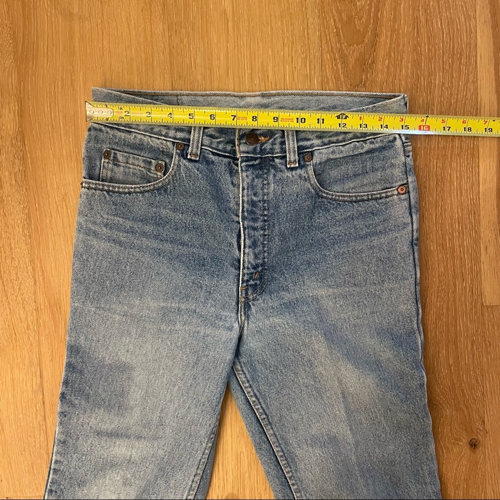 Levi's Light Blue High-Rise Straight Jeans - Picture 5 of 6